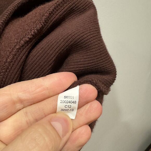 NWOT Duluth Trading Co Crewneck Sweatshirt Deep Maroon Heavyweight Mens XLT - Picture 3 of 7